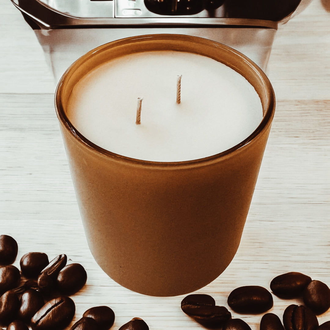 Two Shots of Espresso Coffee Scent Candle-0
