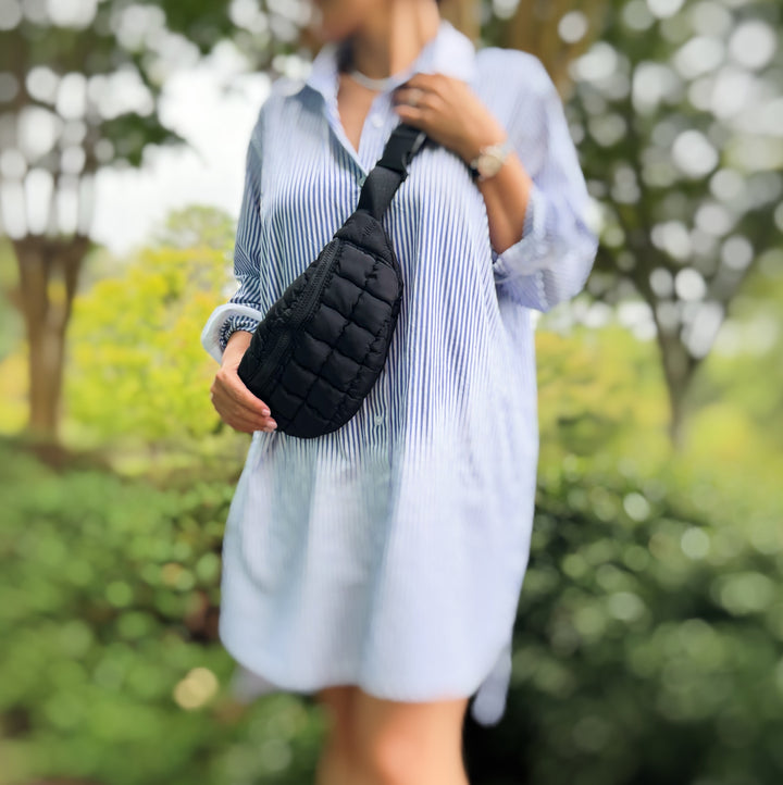 Perfect Puffy Banana Shape Sling Bag-1
