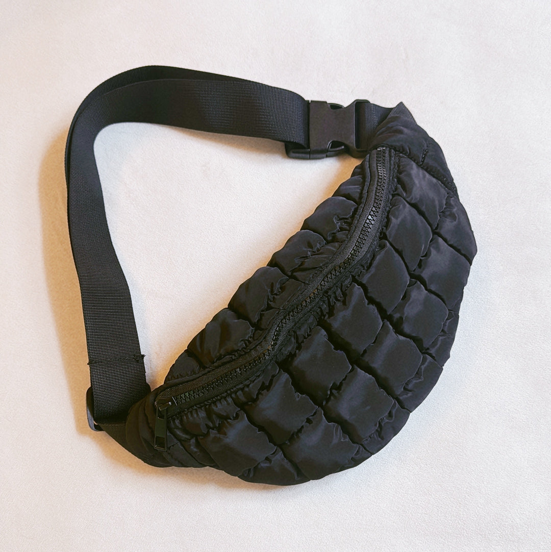 Perfect Puffy Banana Shape Sling Bag-2