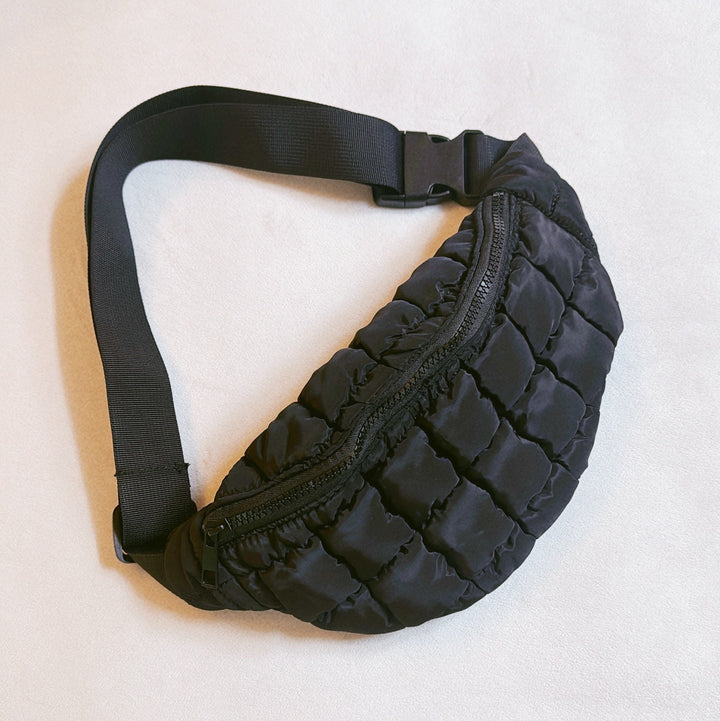 Perfect Puffy Banana Shape Sling Bag-2