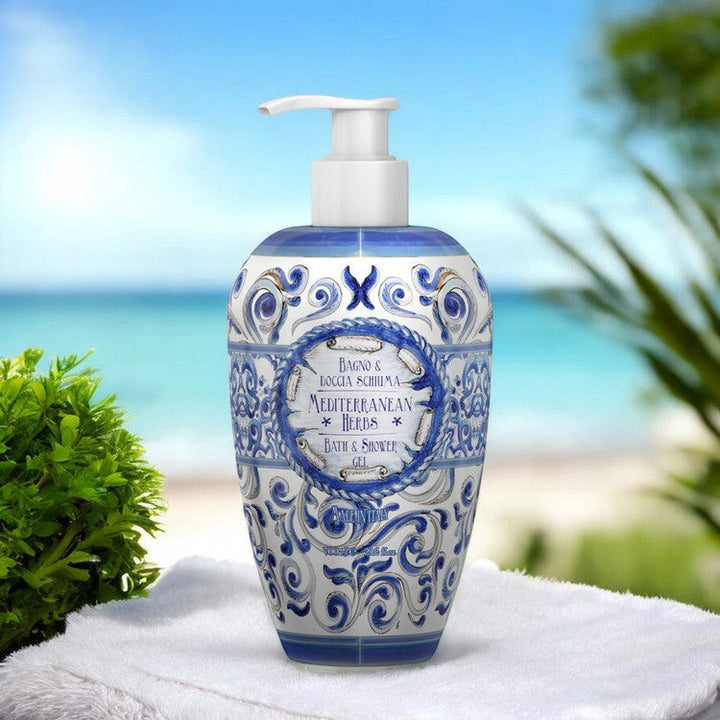 Le Maioliche MEDITERRANEAN HERBS Bath & Shower Gel 700 ml-1