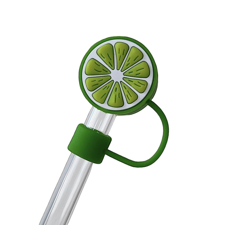 Lemon Silicone Straw Cover Compatible with Stanley Tumbler 10mm Straw Reusable Straw Topper