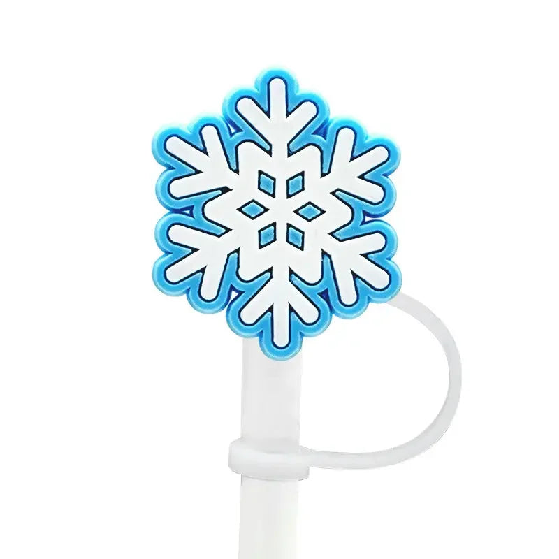 New Funny Christmas Straw Cover Cap For Stanley Cup Topper Compatible With 30&40 Oz Tumbler With Handle Straw Tip Covers 6-8mm